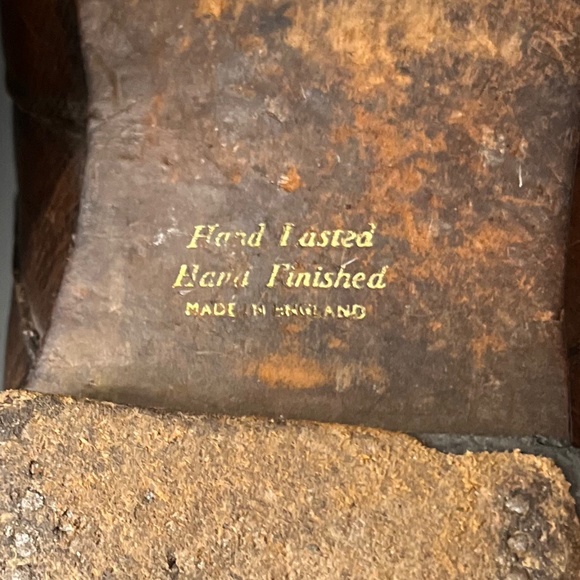 Vintage 1960s Tan Leather Bata Monk Boots - Picture 7 of 11